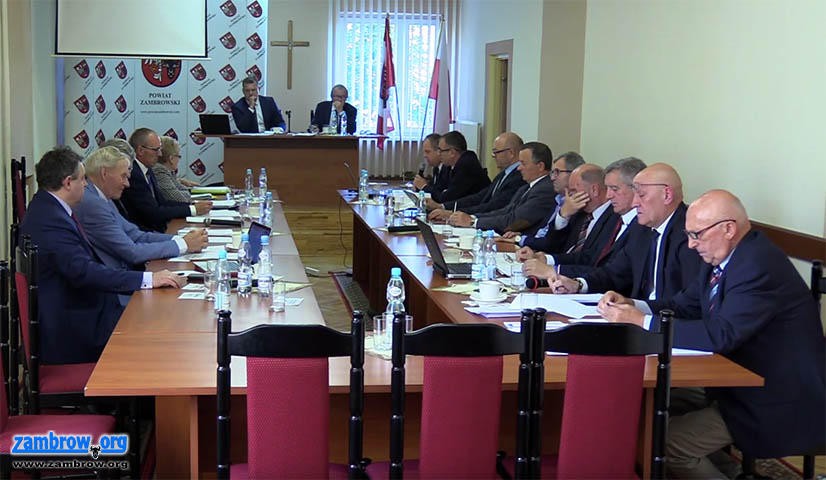 XXI sesja Rady Powiatu Zambrowskiego [retransmisja]