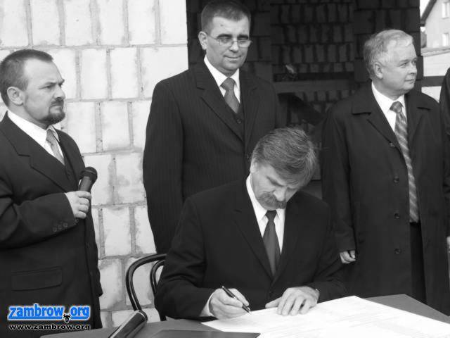 Pożegnanie Wicemarszałka Krzysztofa Putry w Zambrowie
