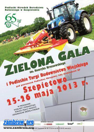Majówka z Zieloną Galą i budownictwem