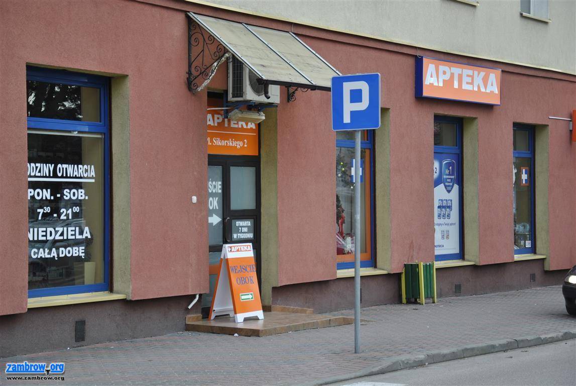 UWAGA: od dziś zmiana organizacji ruchu na placu Sikorskiego w Zambrowie