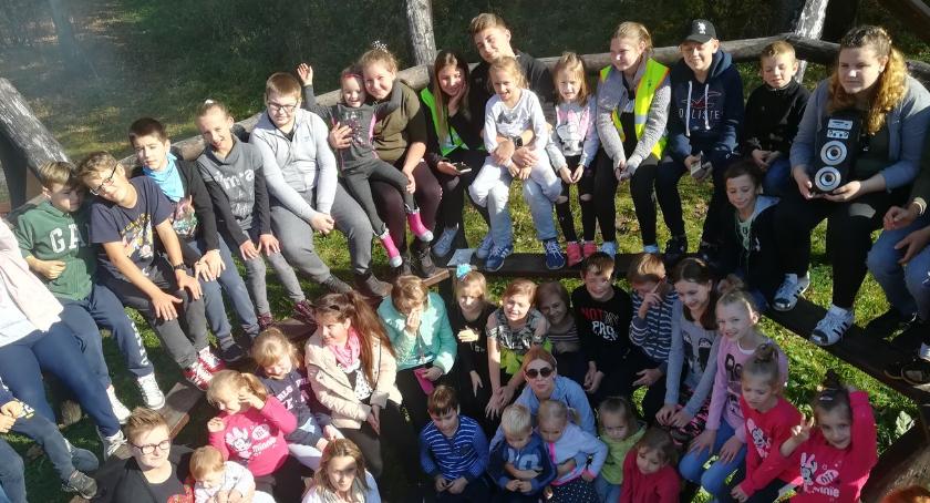 Święto Pieczonego Ziemniaka i wycieczka rowerowa uczniów SP w Starym Laskowcu