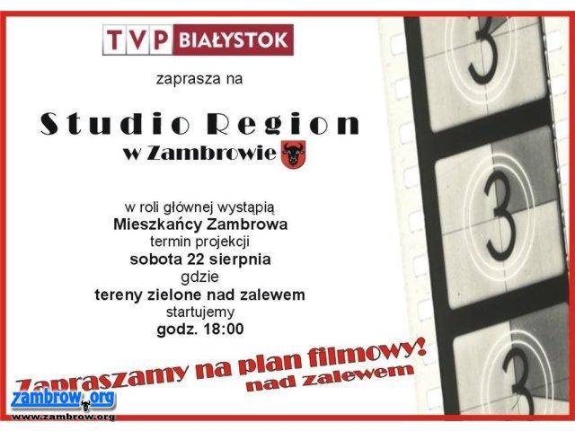 Już w najbliższą sobotę Telewizyjne Studio Region będzie nadawało z Zambrowa
