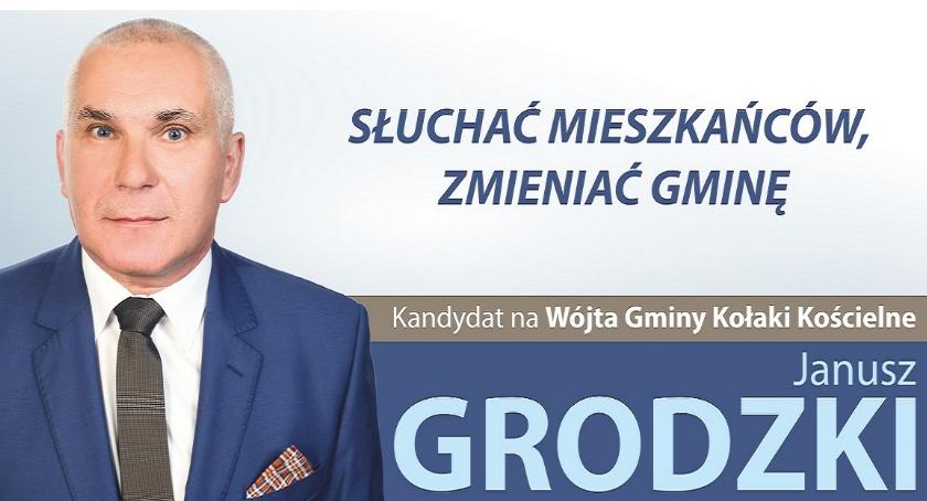 Janusz Grodzki apeluje do mieszkańców gminy Kołaki Kościelne