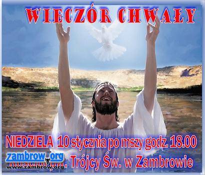 Zapraszamy na Wieczór Chwały