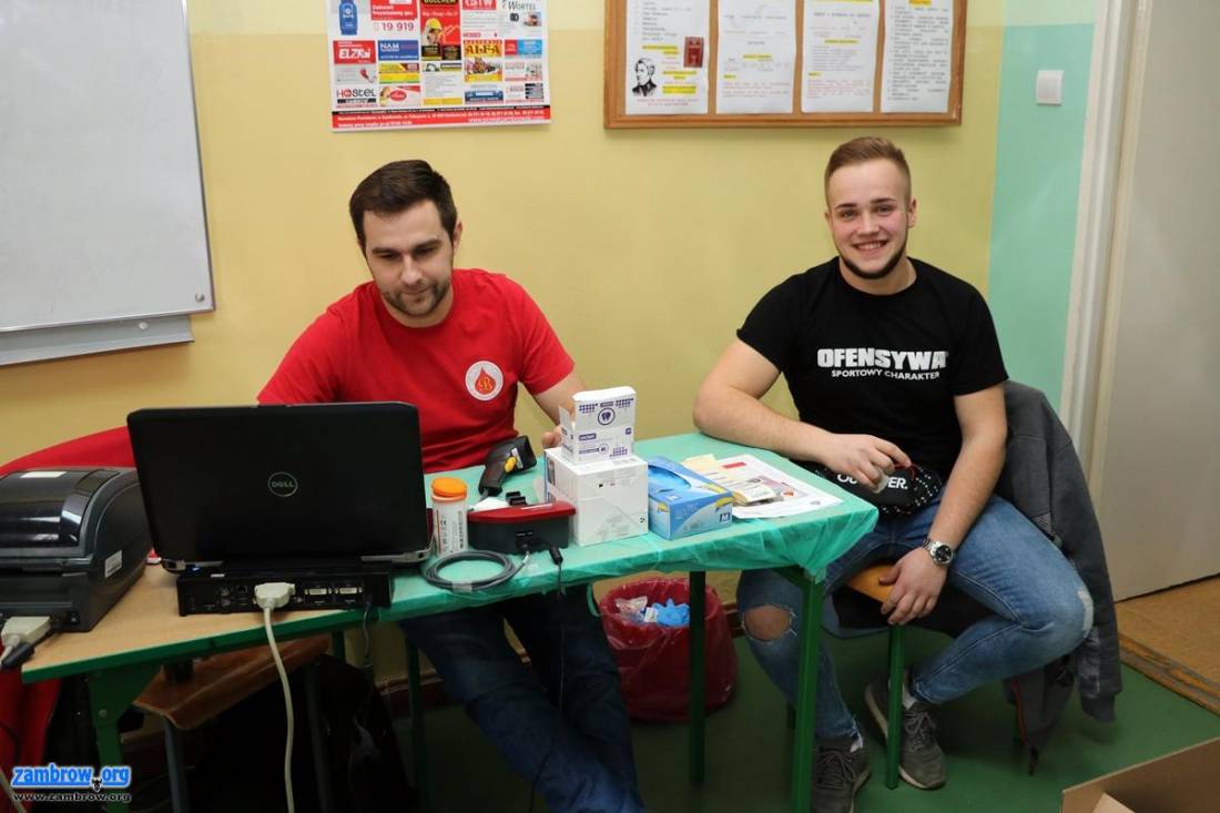 Prawie 16 litrów krwi oddali mieszkańcy Zambrowa w trakcie jednodniowej akcji [foto]