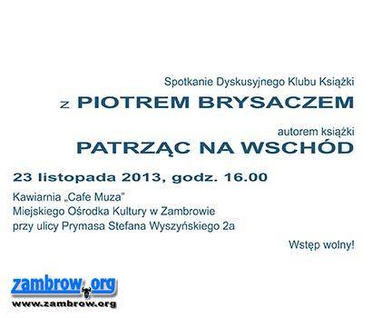 Odkryj Wschód z Piotrem Brysaczem