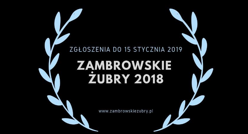 Można już zgłaszać nominacje do Zambrowskich Żubrów 2018