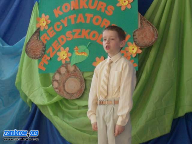 Przedszkolaki walczyły o nagrodę Misia Wierszownisia