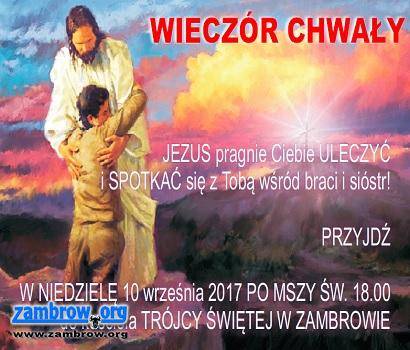 Dzisiaj Wieczór Chwały w „Trójcy”