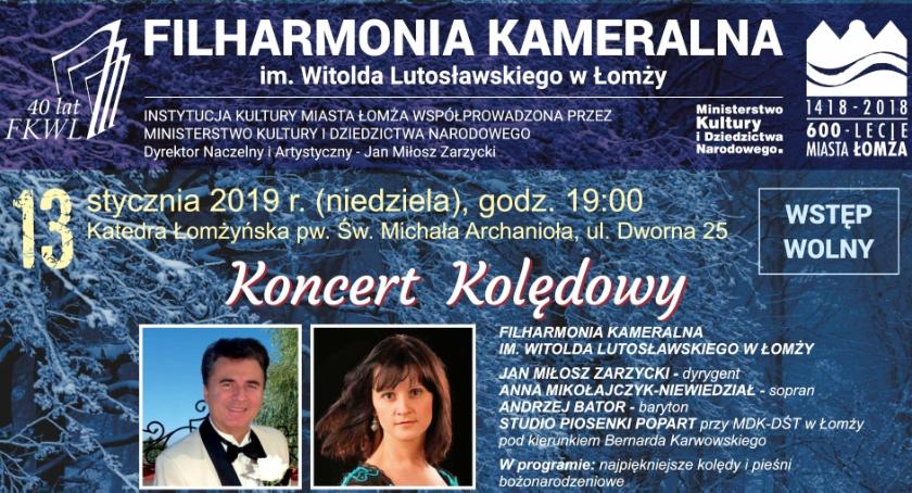 Koncert kolędowy Łomżyńskich Filharmoników