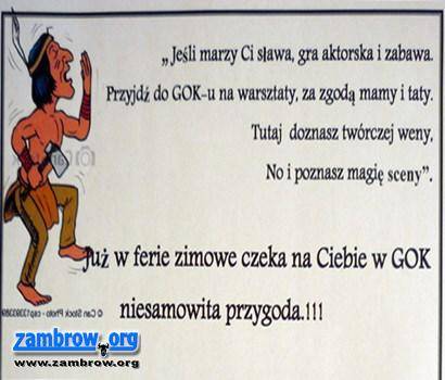 „Jak co roku ferie w GOK-u”