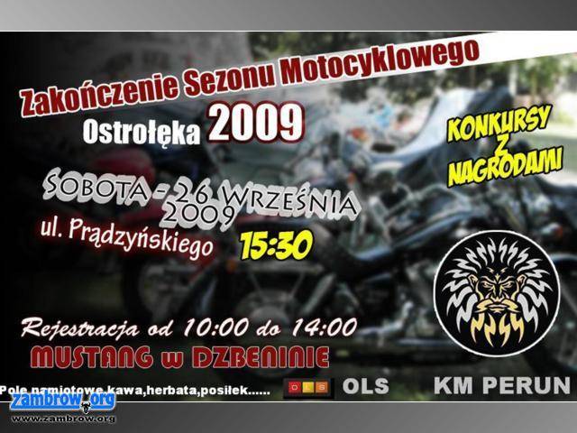 Zakończenie Sezonu Motocyklowego - Ostrołęka 2009 