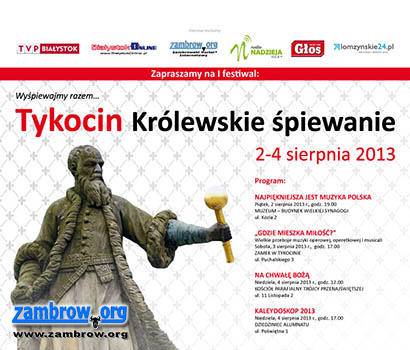 Wyśpiewajmy razem... Tykocin Królewskie śpiewanie 
