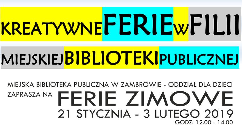 Propozycje bibliotek na ferie