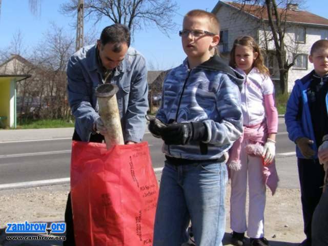 Zebrali 21 worków śmieci