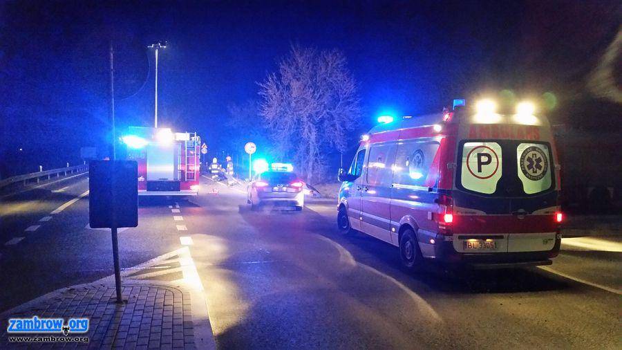 Groźnie wyglądająca kolizja na byłej 