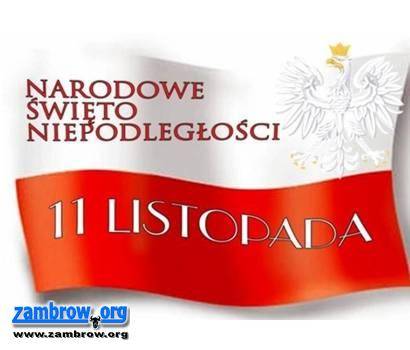 Wspólne śpiewanie w ramach obchodów Święta Niepodległości w Szumowie 
