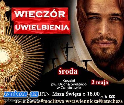 W środę Wieczór Uwielbienia