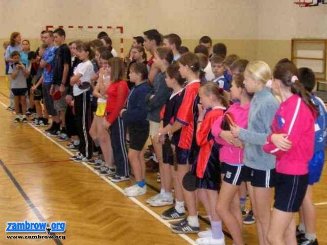 Mistrzostwa Powiatu w drużynowym tenisie stołowym