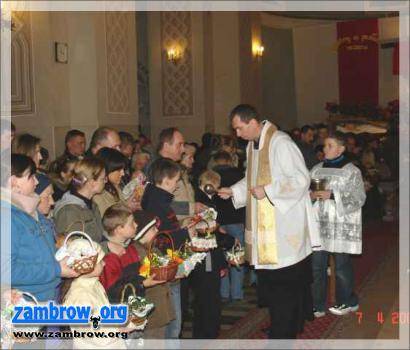 Święcenie pokarmów w zambrowskich parafiach [harmonogram]