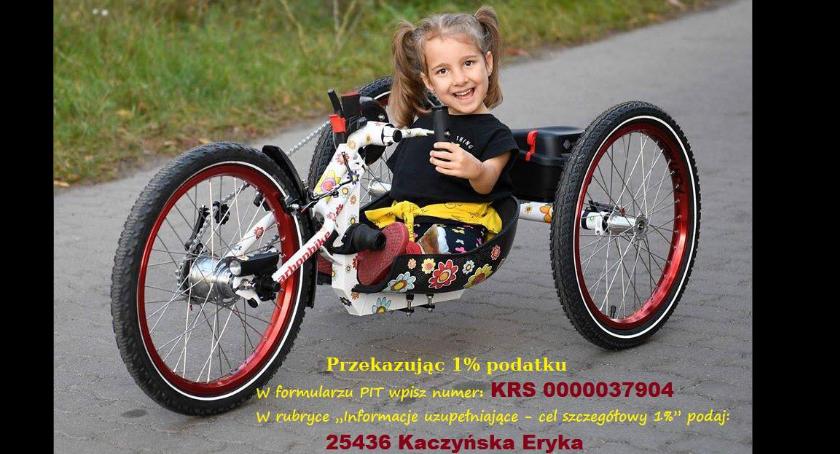 Przekaż 1% podatku na rzecz 6-letniej Eryki