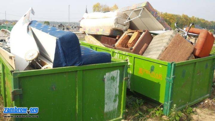Zbiórka odpadów wielkogabarytowych w Kołakach