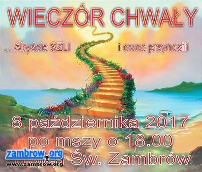 Zapraszamy na Wieczór Chwały do „Trójcy”