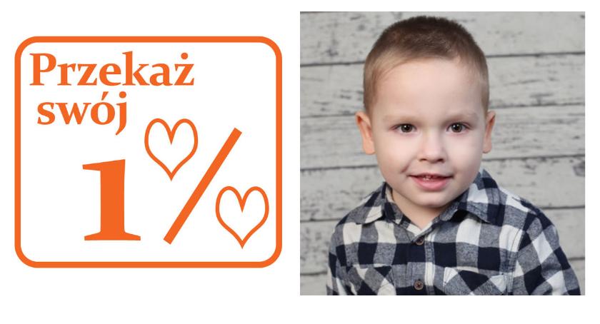 Przekaż 1% podatku na rzecz 4-letniego Aleksandra