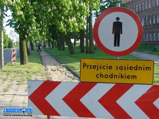 Będą nowe chodniki wzdłuż Alei Wojska Polskiego