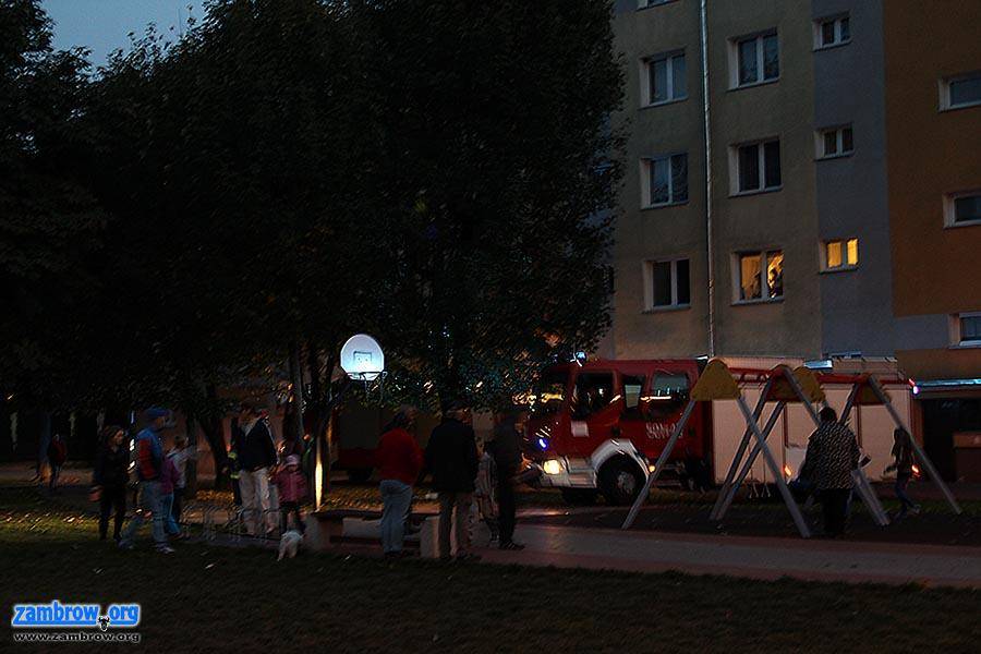 Zwarcie instalacji elektrycznej w mieszkaniu na Grunwaldzkiej