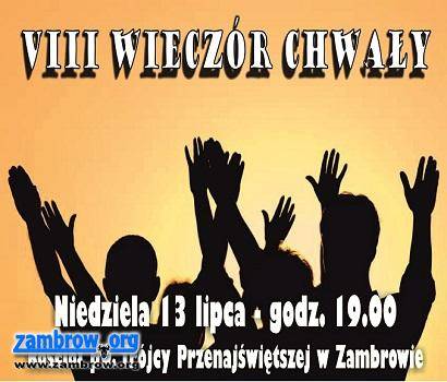 Już jutro VIII Wieczór Chwały