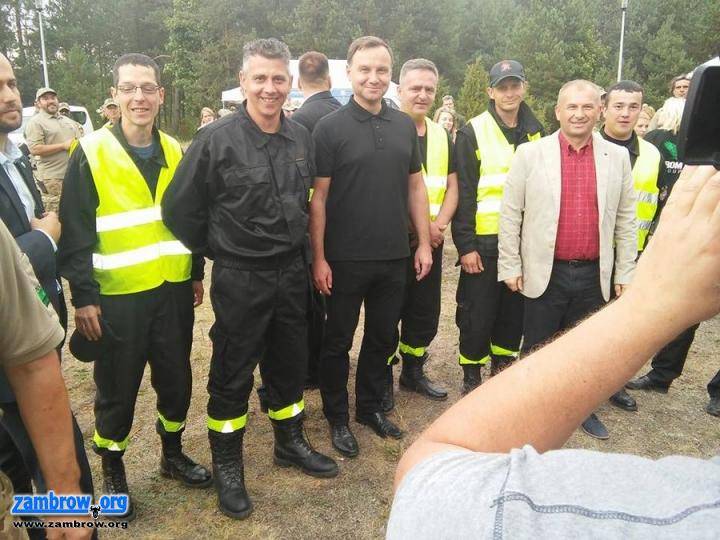 Prezydent RP na Grom Challenge w Czerwonym Borze