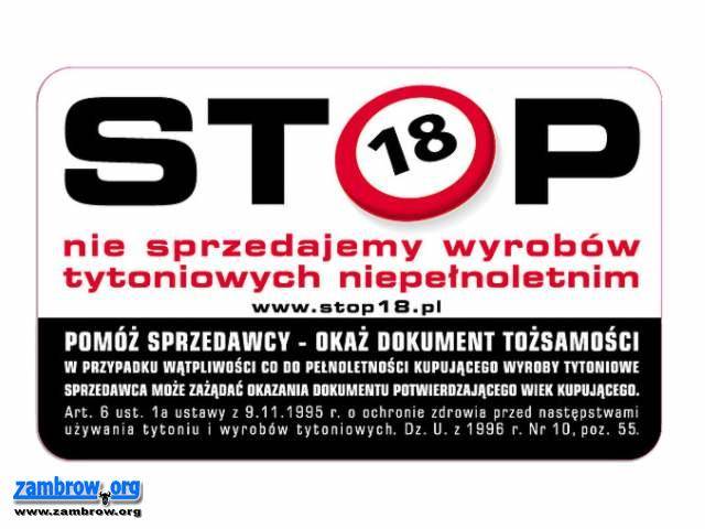 Przyłączcie się do akcji STOP 18!