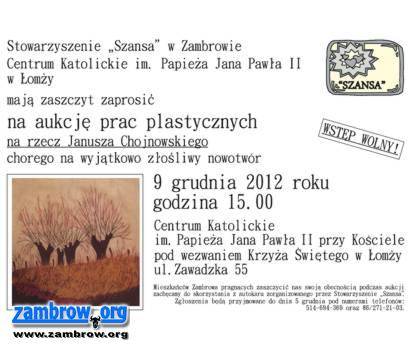 Kup obraz i pomóż ciężko choremu Januszowi Chojnowskiemu