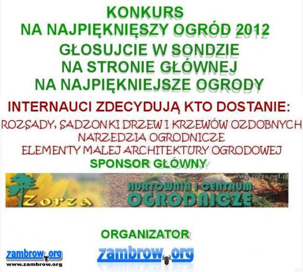 Głosuj na najpiękniejszy ogródek!