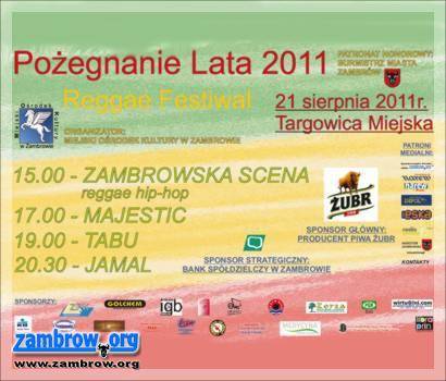 Dziś Pożegnanie Lata w Zambrowie!