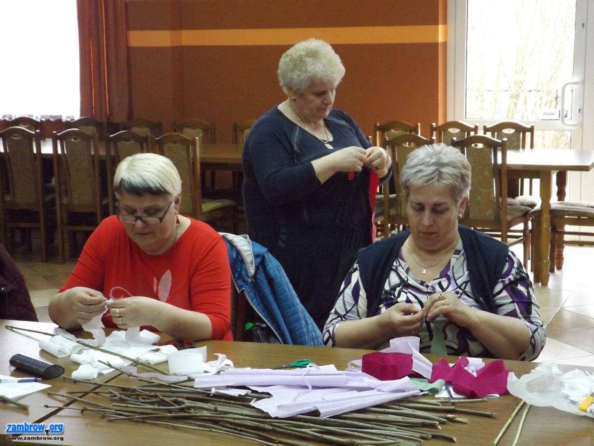Piękne palmy wielkanocne w GOK Szumowo