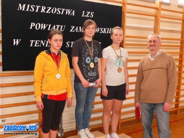 Mistrzostwa  Ludowych Zespołów Sportowych  powiatu zambrowskiego w tenisie stołowym