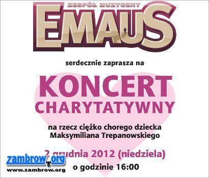 W niedzielę - koncert zespołu Emaus