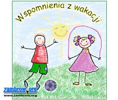Weź udział w konkursie „Wspomnienia z wakacji”