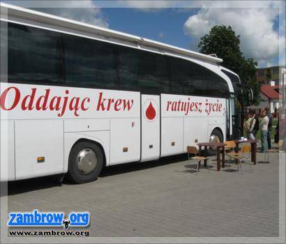 Oddaj krew by ratować ludzkie życie – ambulans będzie w Zambrowie
