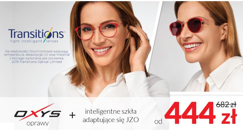 Okulary korekcyjne i przeciwsłoneczne w jednym już do 444 zł