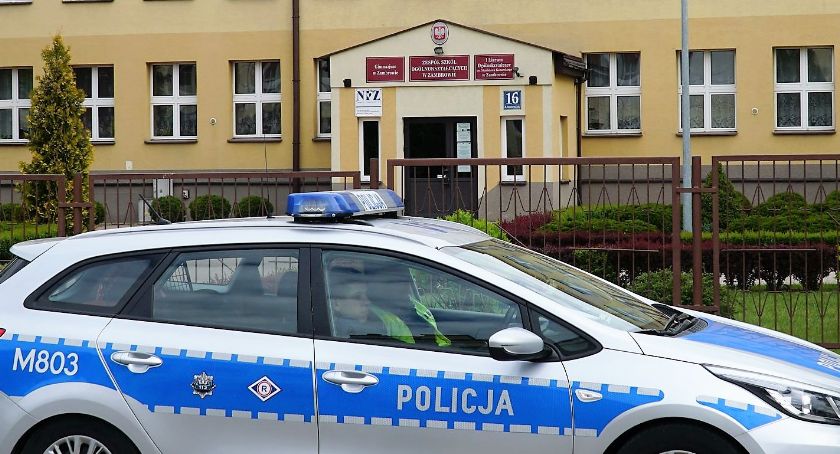 Alarmy bombowe we wszystkich zambrowskich szkołach ponadgimnazjalnych [foto]