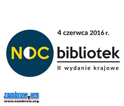Zapraszamy na Noc Bibliotek do filii MBP