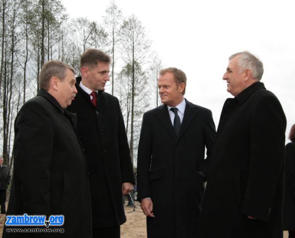 Donald Tusk wizytował Obwodnicę Zambrowa i Wiśniewa