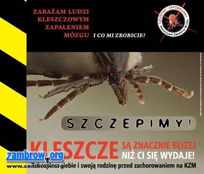 Kleszczowe Zapalenie Mózgu – Szczepimy! Zapobiegamy!
