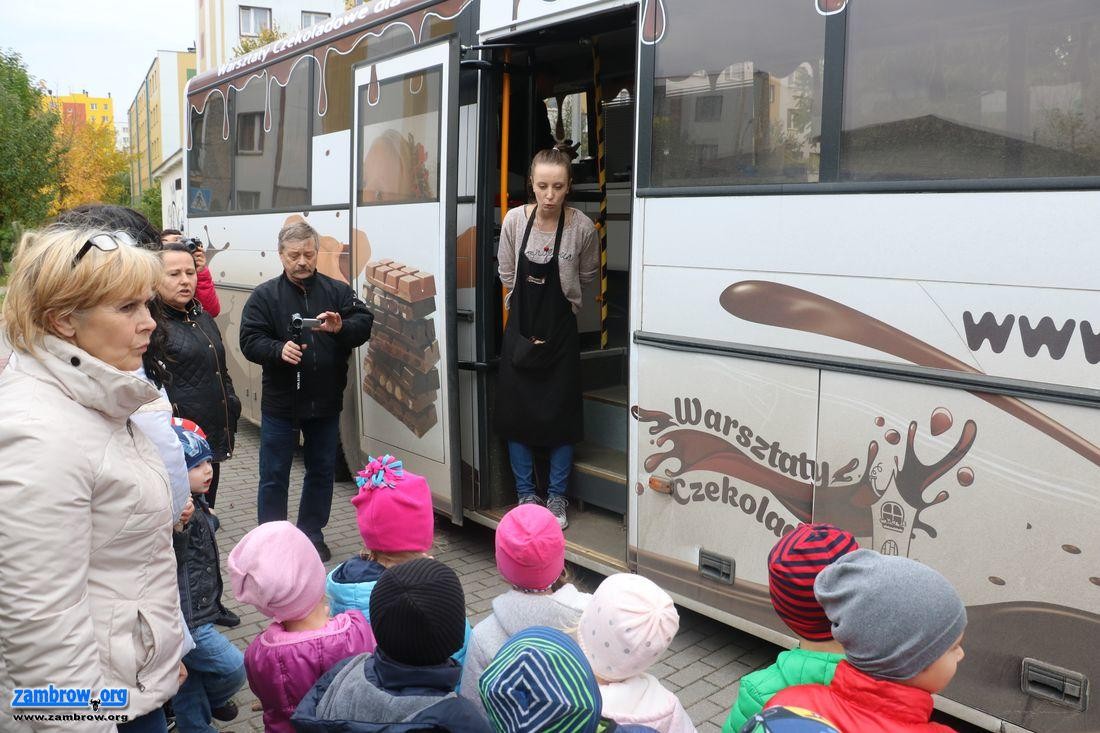 Czekoladowy autobus zawitał do MP4 [foto+video]
