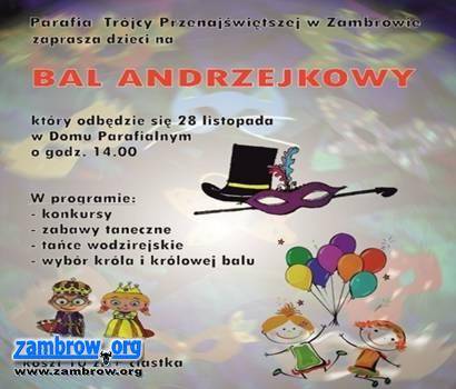 „Trójca” zaprasza na bal andrzejkowy