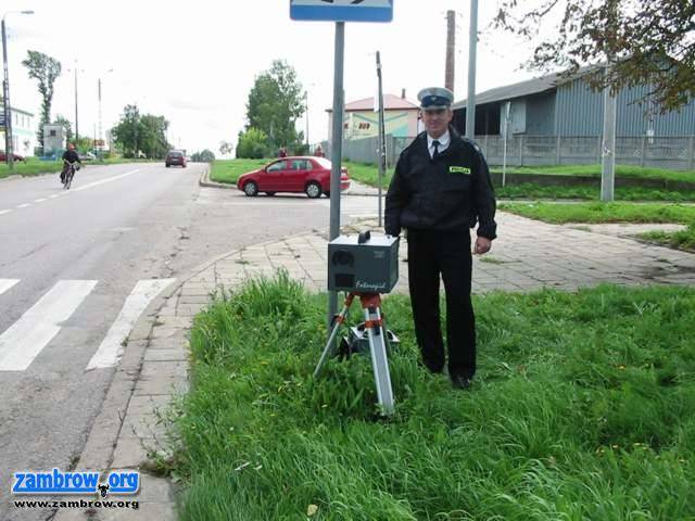 Zambrowska Policja ma fotoradar !!!