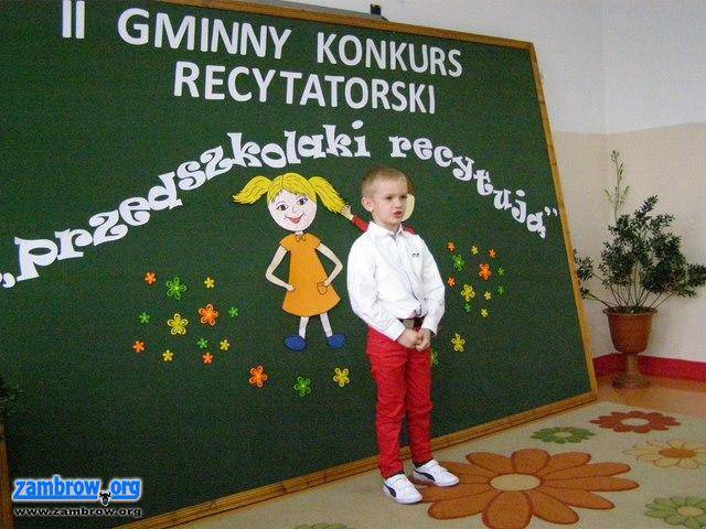 Recytacje przedszkolaków w Osowcu